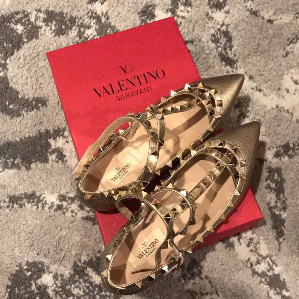Valentino Rockstud Ballerina